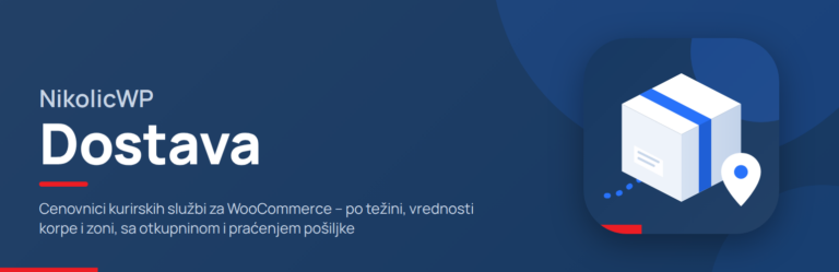 Baner NikolicWP Dostava latinična verzija