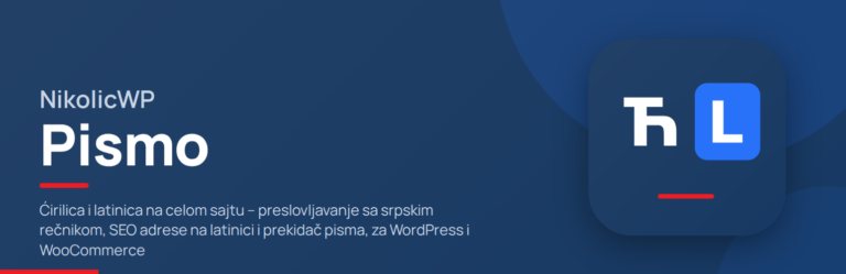 Baner NikolicWP Pismo latinična verzija